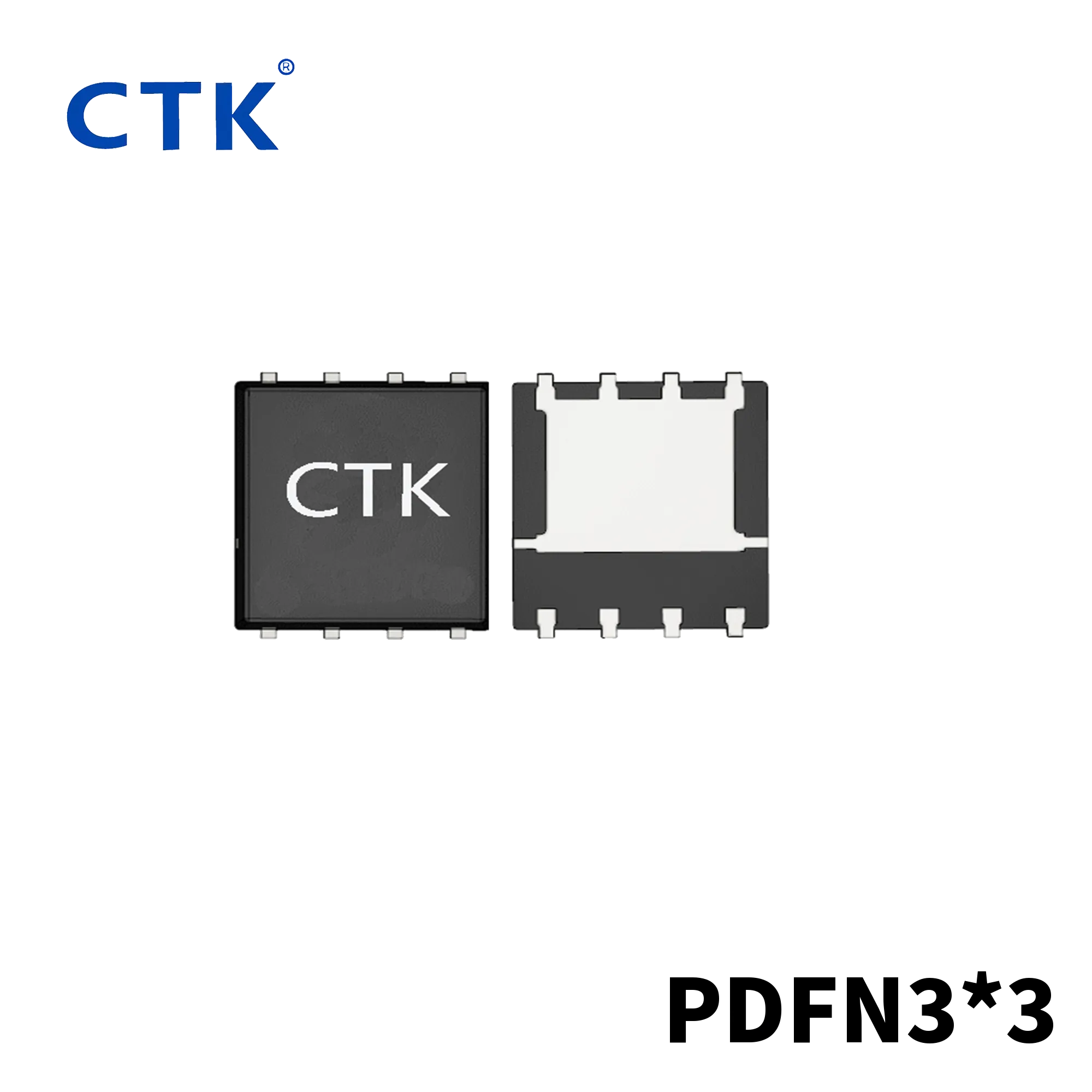 PDFN3*3 Plastični paket MOSFET srednje napetosti